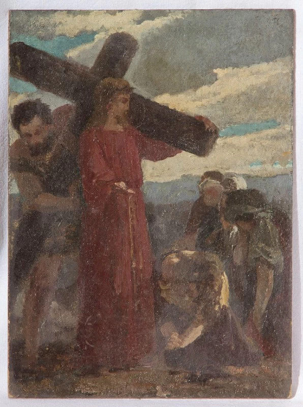 Cristo consola le donne di Gerusalemme - bozzetto